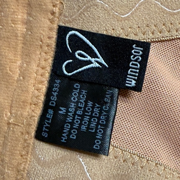 Windsor Sparkle and Shine Rose Gold  rhinestone Bustier Top strapless SZ M bling - Picture 4 of 8